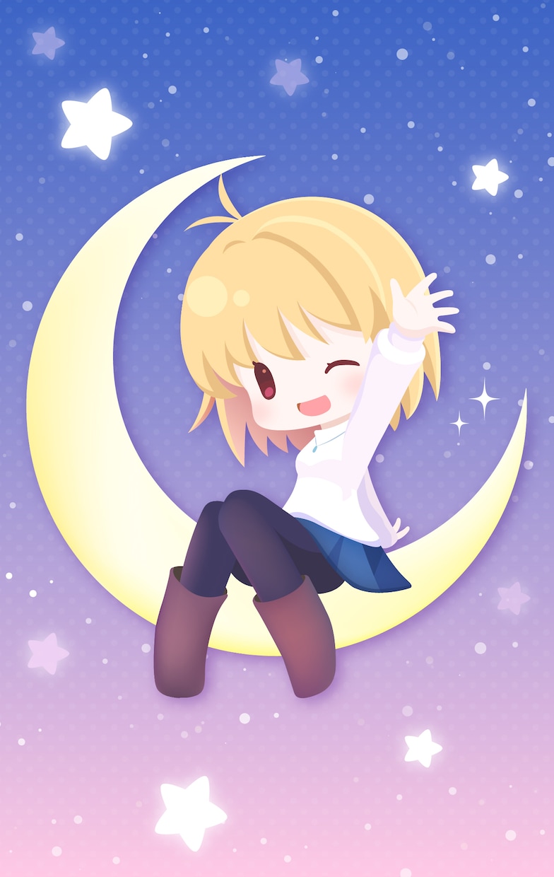 かわいいSDイラストお描きします キャラクターグッズ、アイコン、壁紙等お描きします！ イメージ2