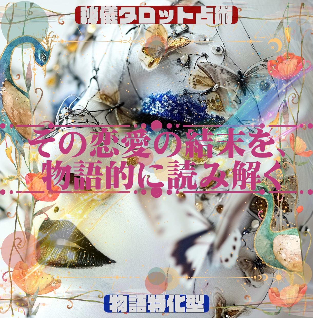 秘儀恋愛タロット┃鑑定書・解説書・物語で占術します 鑑定書+解説書+物語の3層占術┃3層視点で真実と未来を知る！ イメージ3