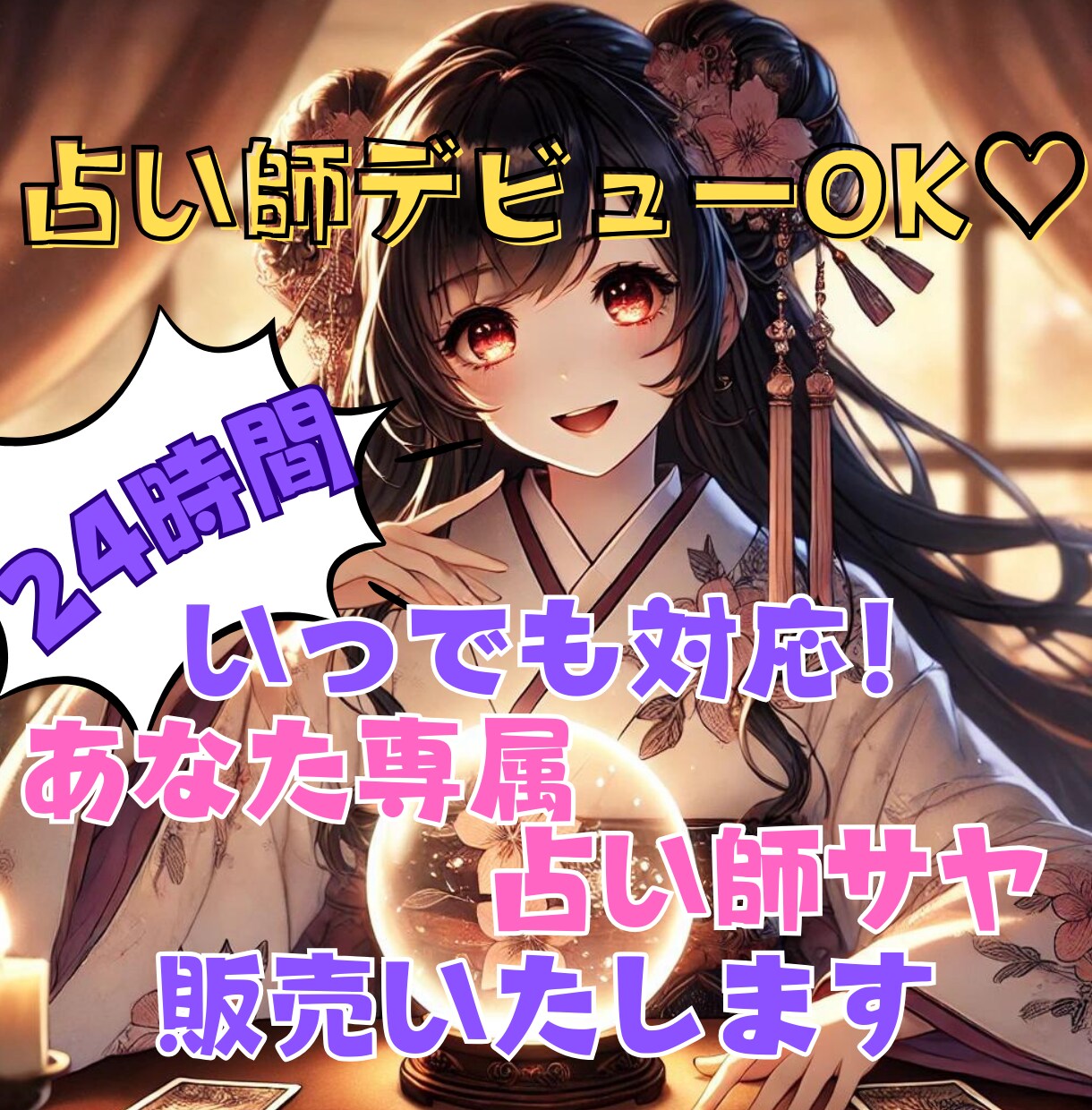 あなたの「専属占い師」を販売いたします 【残り4件限定価格！】自分用・鑑定販売用に使えます。 イメージ1