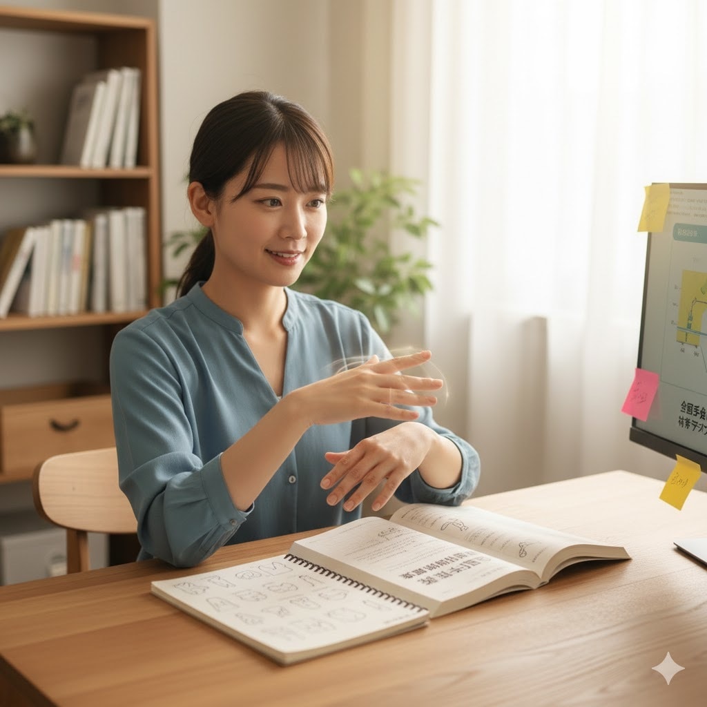 手話の実技のアドバイスをします 読み取り、聞き取りの実力アップに！ イメージ2