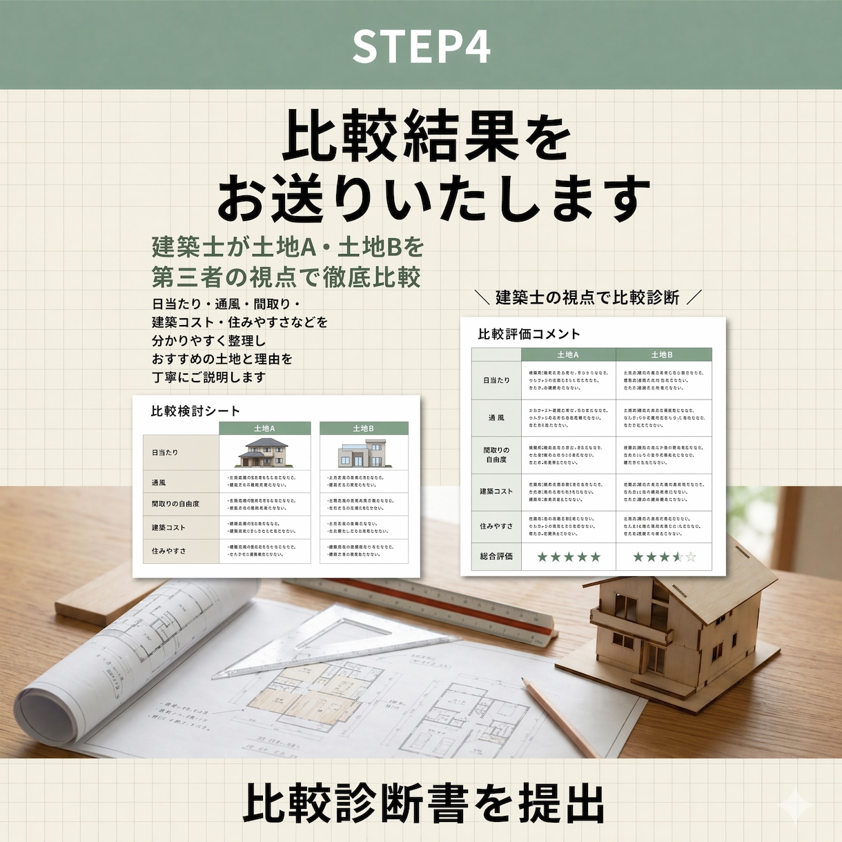 土地AとBを建築士が比較します 建築士が土地2択を徹底比較診断 イメージ7