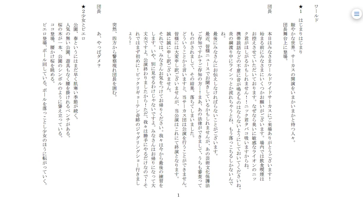 舞台劇作家がオリジナル物語の脚本かきます あなたの演りたい世界を一緒に創りましょう イメージ1