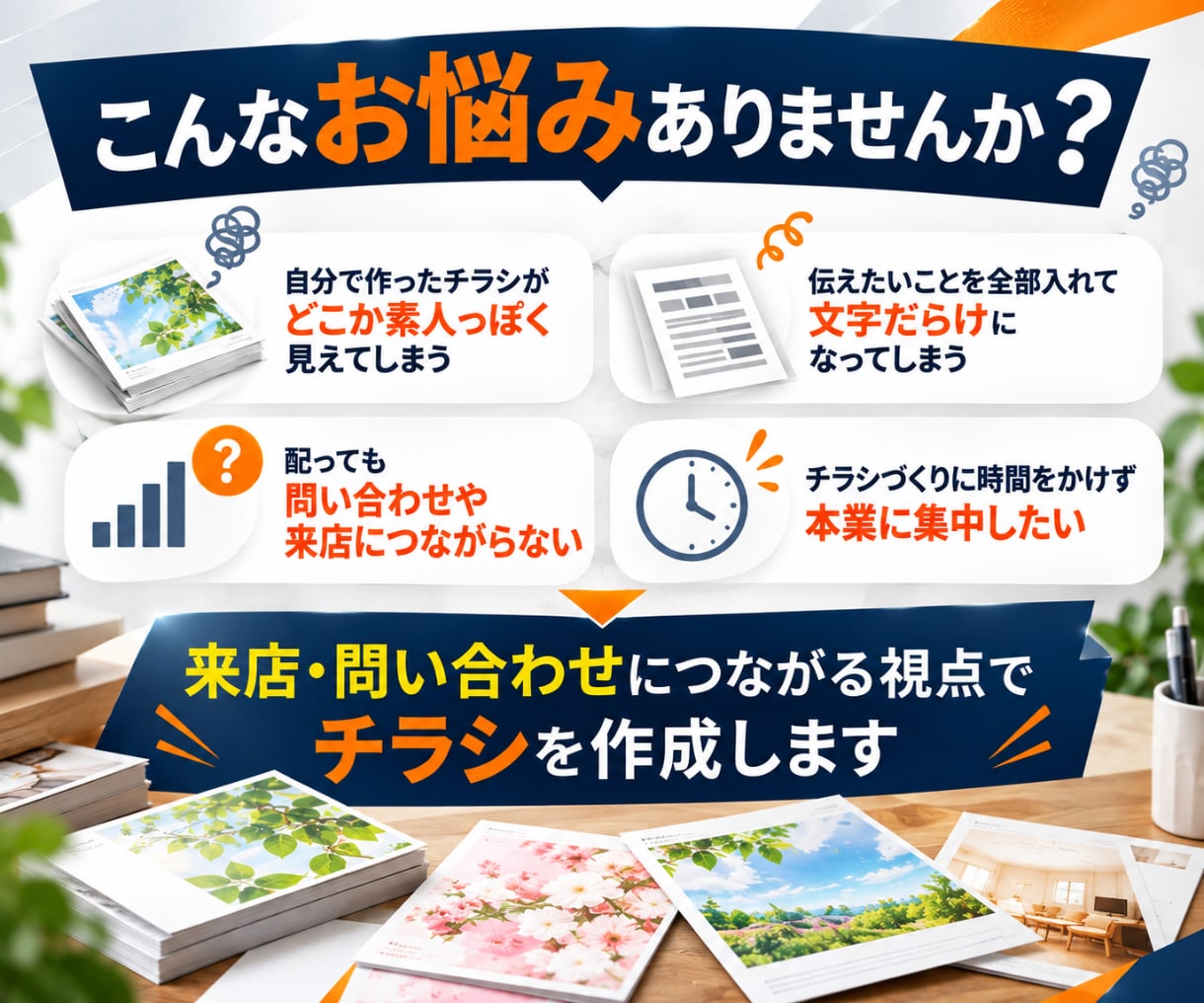 集客につながるチラシ・ポスター・フライヤー作ります 店舗/教室/整骨院/サロン/開業/個人事業主/フリーランス イメージ2