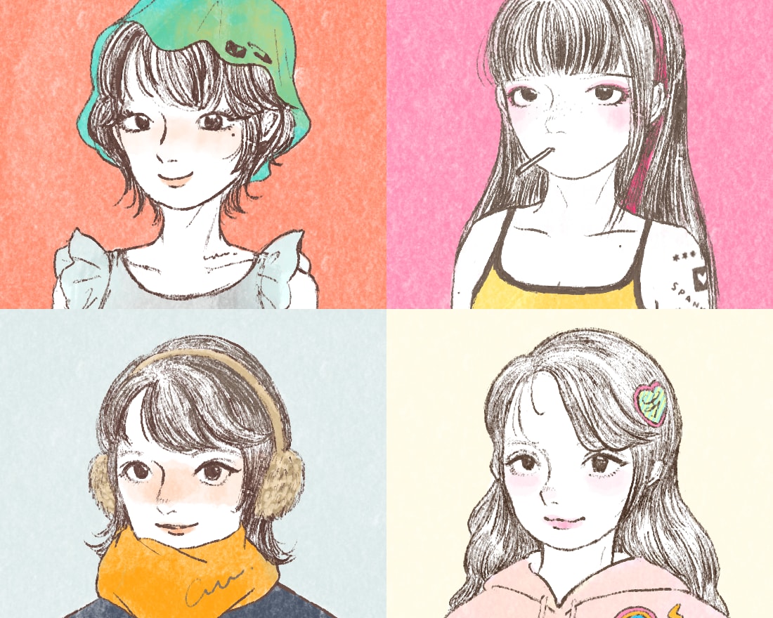 おしゃれで個性あふれるアイコン描きます 自分らしくて可愛いアイコンを作ってみませんか。 イメージ6