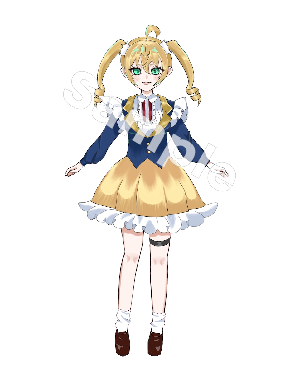 3枠限定_VTuberの立ち絵制作します ふわふわ可愛い立ち絵描きます。 イメージ2