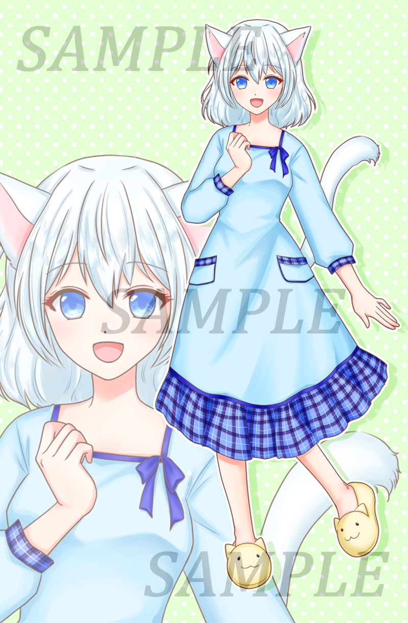 動画配信等の立ち絵作成します ゲーム実況やIRIAM、TRPGなどの動画配信や小説等に！ イメージ4