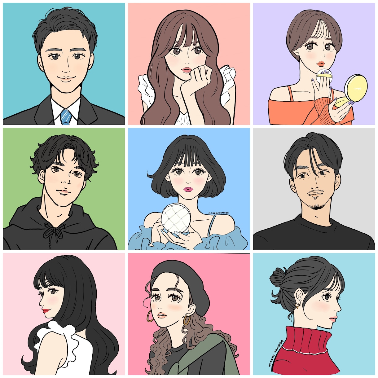 差がつく！早い納品！適切で魅力的なイラスト描きます アイコン/女性/男性/ジム/ダイエット/シンプ/星座/漫画 イメージ8