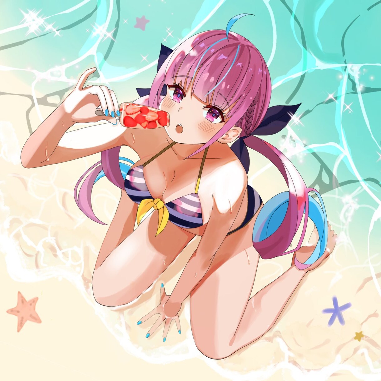 腰上のイラスト描きます VTuberさん大歓迎！サムネ等にいかがですか？ イメージ1