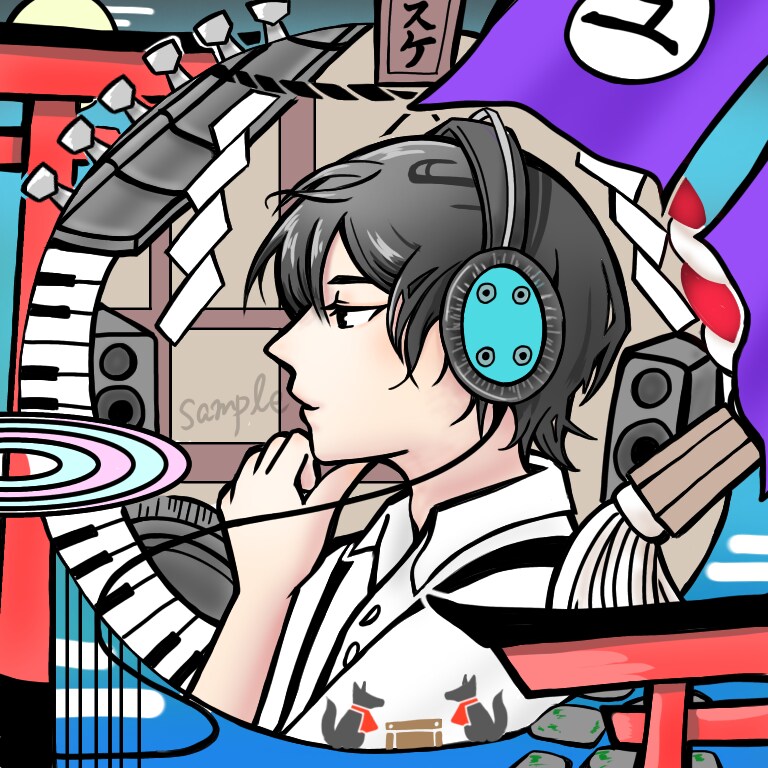 アイコンとヘッダーをセットでお描きします アイコンヘッダーを統一してあなたの"好き"をアピール イメージ9