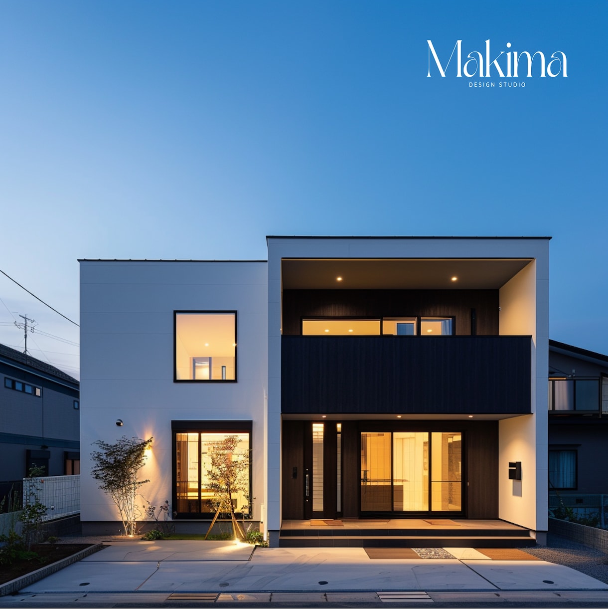 高品質な住宅・店舗の外観CGパースを作成いたします " 美しい空間が、心に幸せをもたらす。" イメージ1