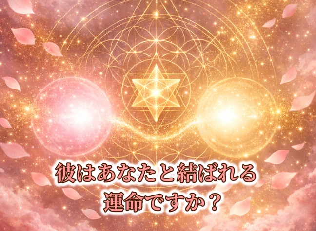 彼はあなたと結ばれる運命ですか?鑑定します その恋、運命ですか?今すぐ確かめて イメージ2