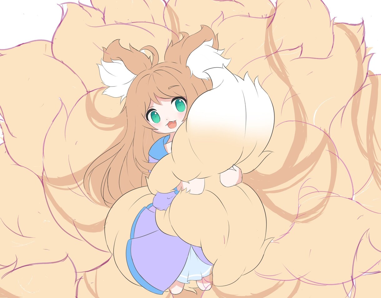 等身低めの女の子描きます もふもふのケモ耳っ子描きます! イメージ3