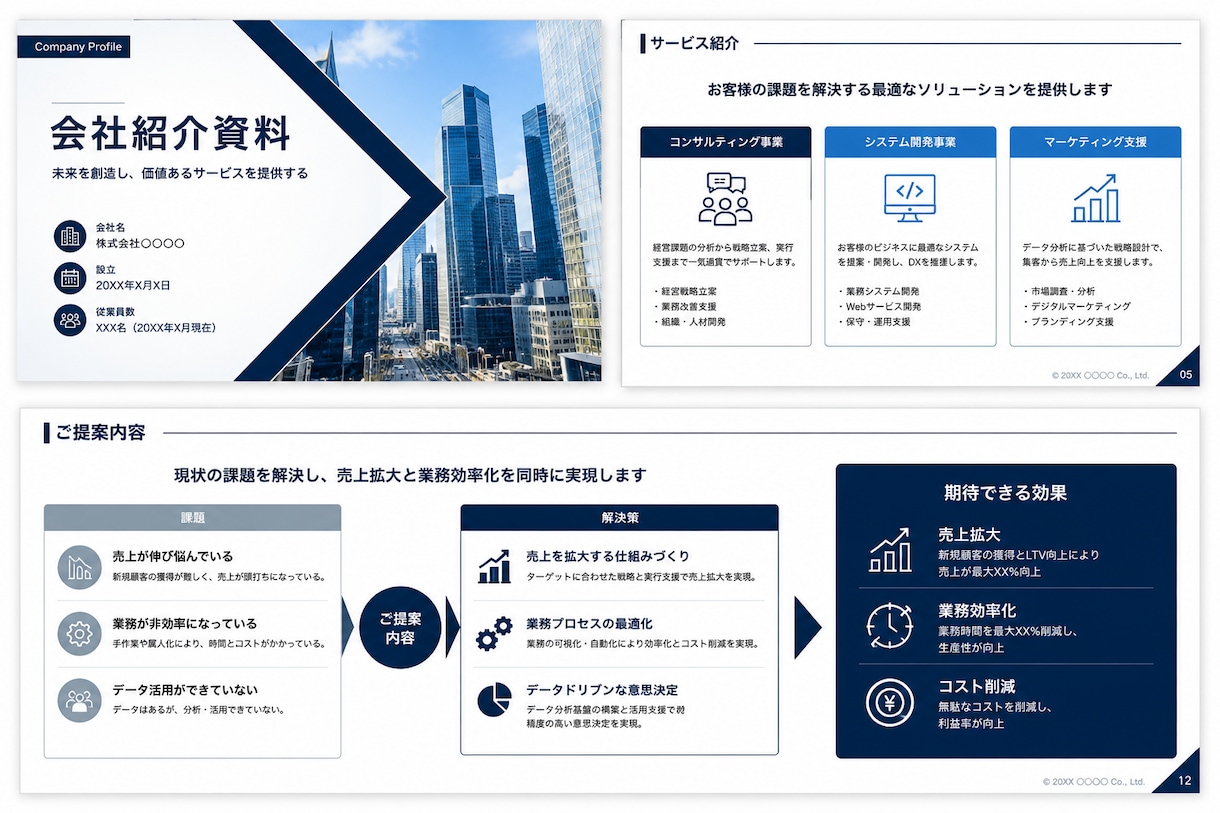 現役営業が成約に繋がる営業資料を作成します きれいさより成約率。経営者目線で構成から設計します。 イメージ1