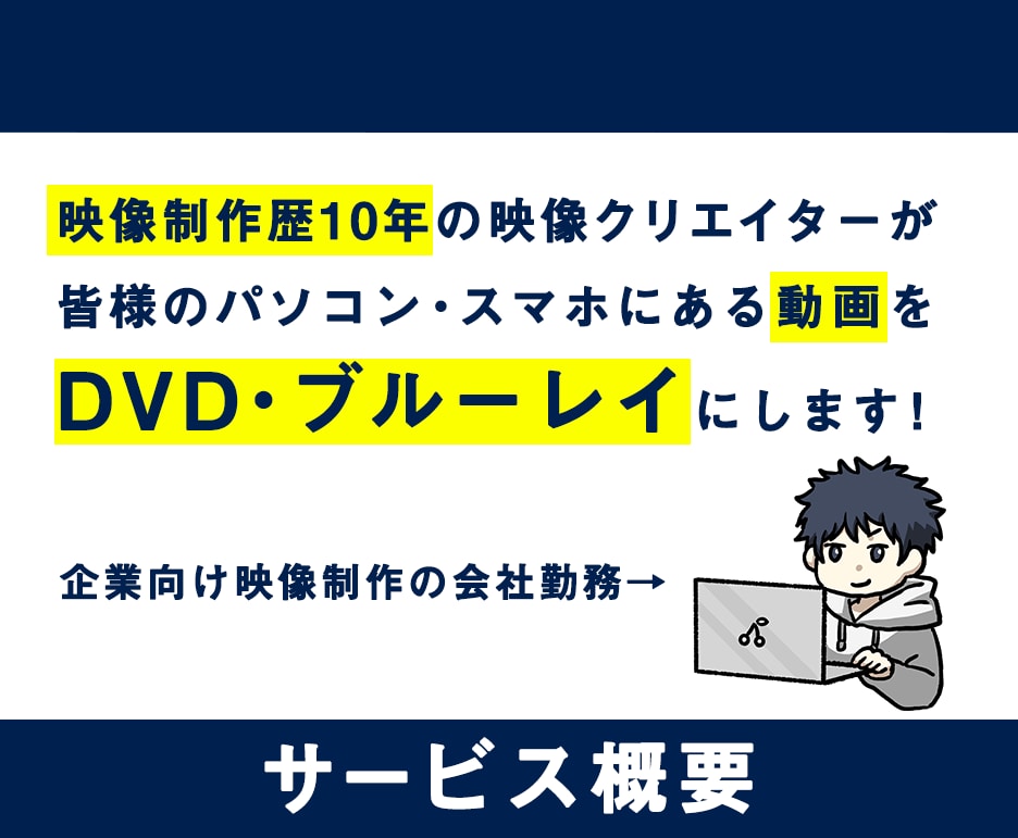 最短翌日お届け！プロがDVD・ブルーレイ作成します 即納品＆他サービスの見積もり添付で値引き相談可能！ イメージ3