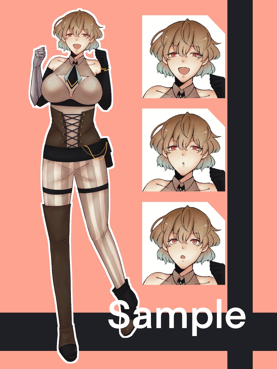 20代男女の立ち絵・全身イラスト描きます TRPGや自創作のキャラクターをデザインいたします！ イメージ1
