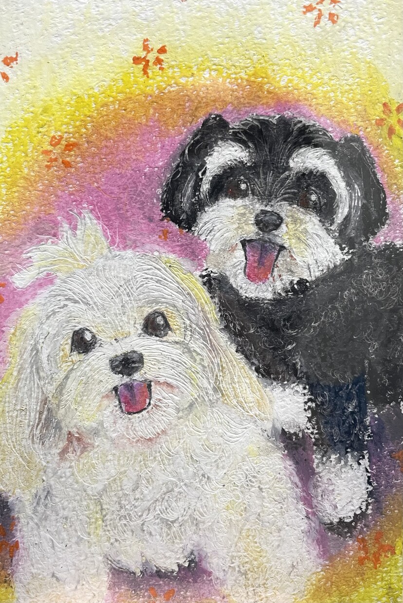 ペットを絵本の1ページのような手描き似顔絵にします ペットを絵本の1ページのような手描き似顔絵にします！ イメージ2