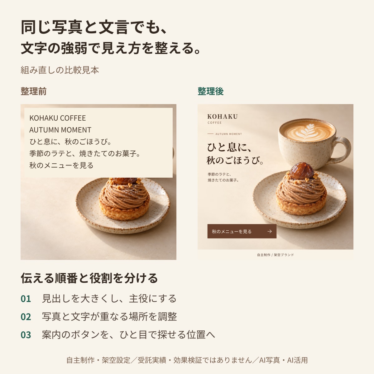お店・教室の正方形バナーを制作します カフェ・サロンの告知に。1枚から、修正2回まで イメージ5
