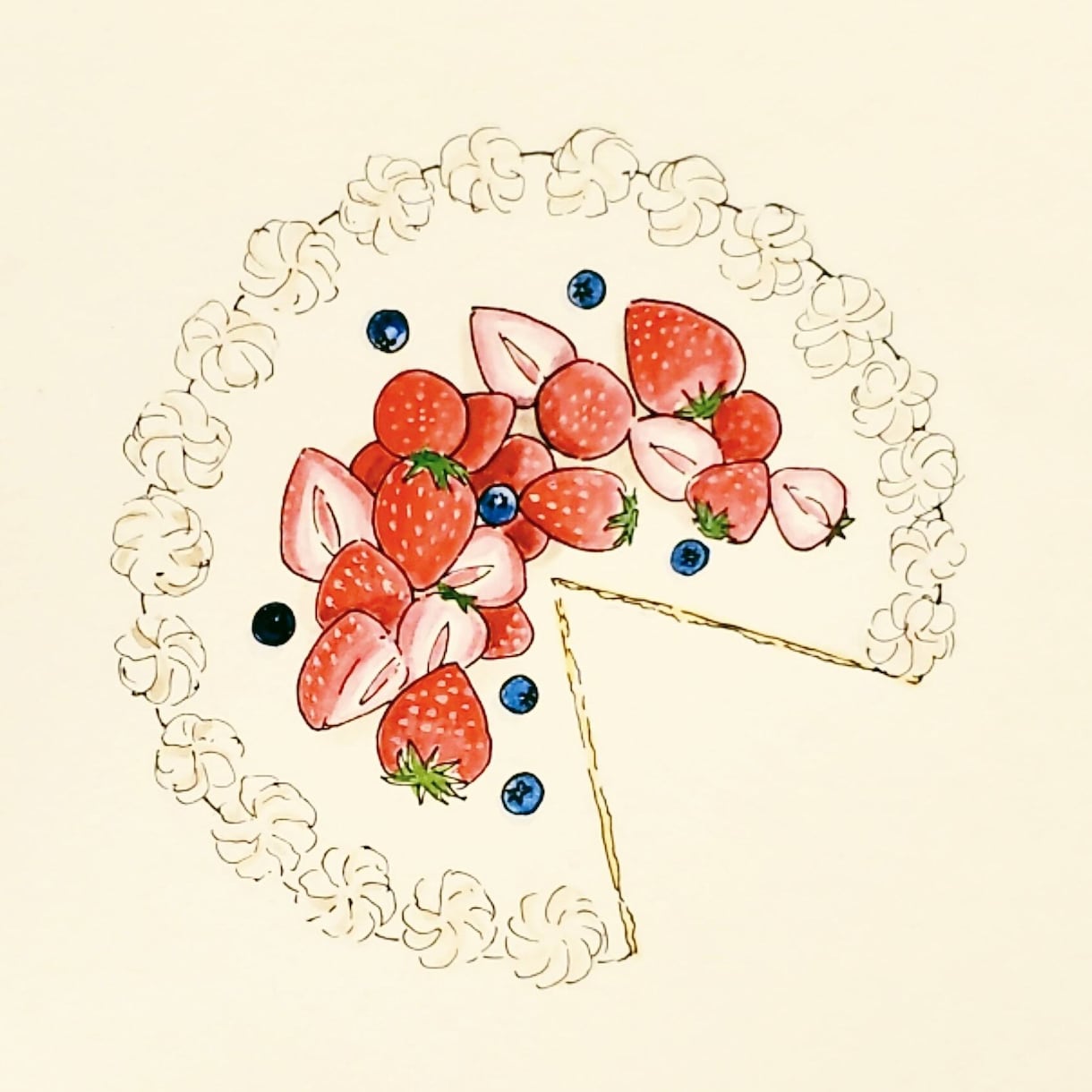 最短2日/メニューやSNS用食べ物イラスト描きます 水彩色鉛筆・パステル・線画の3つのテイストから選択できます イメージ6