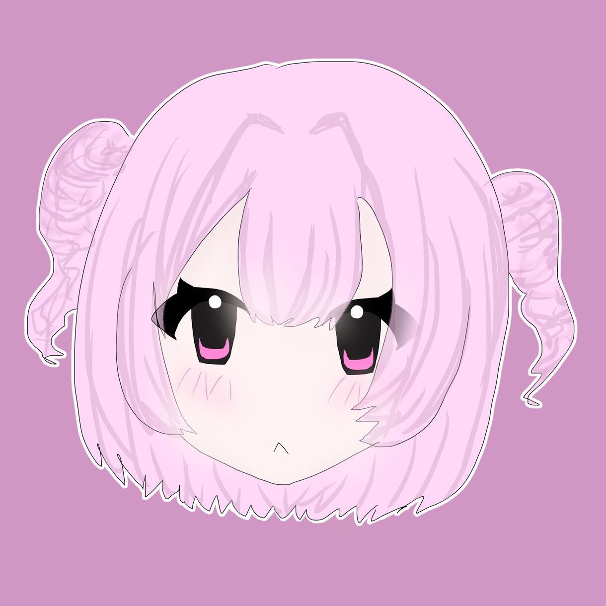 可愛いアイコン用の萌えイラストの制作をします お口の表情差分3種類まで無料です！ イメージ3