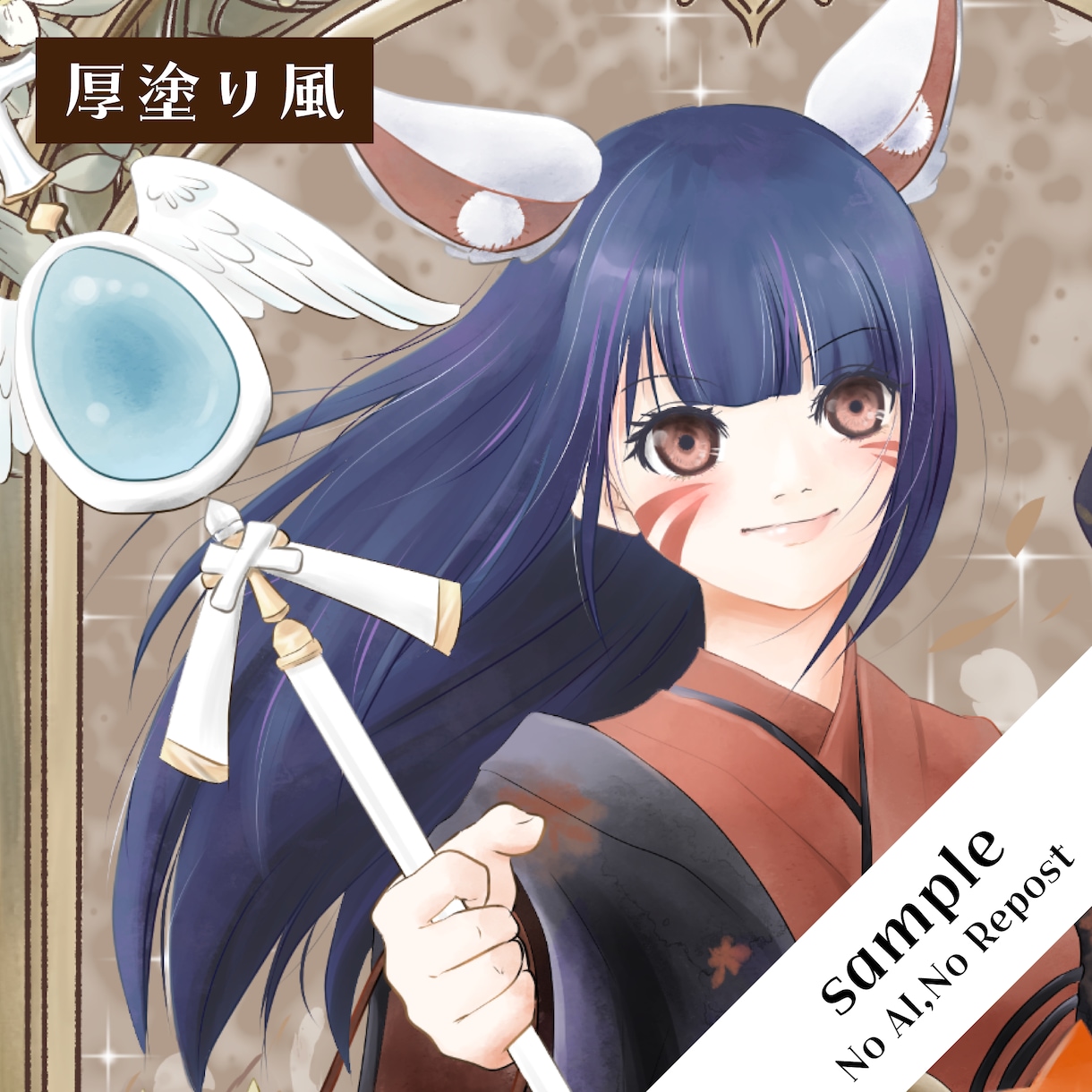 ミニキャラ・デフォルメイラストを作成いたします 期間限定＊実績のため、お試し価格です イメージ6