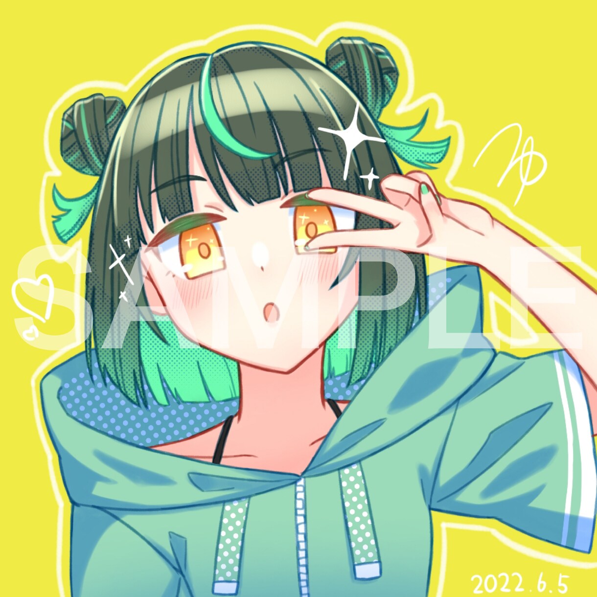 SNS等で使える可愛いアイコンを描きます シンプルでポップなイラストをお探しの方にピッタリです！ イメージ1