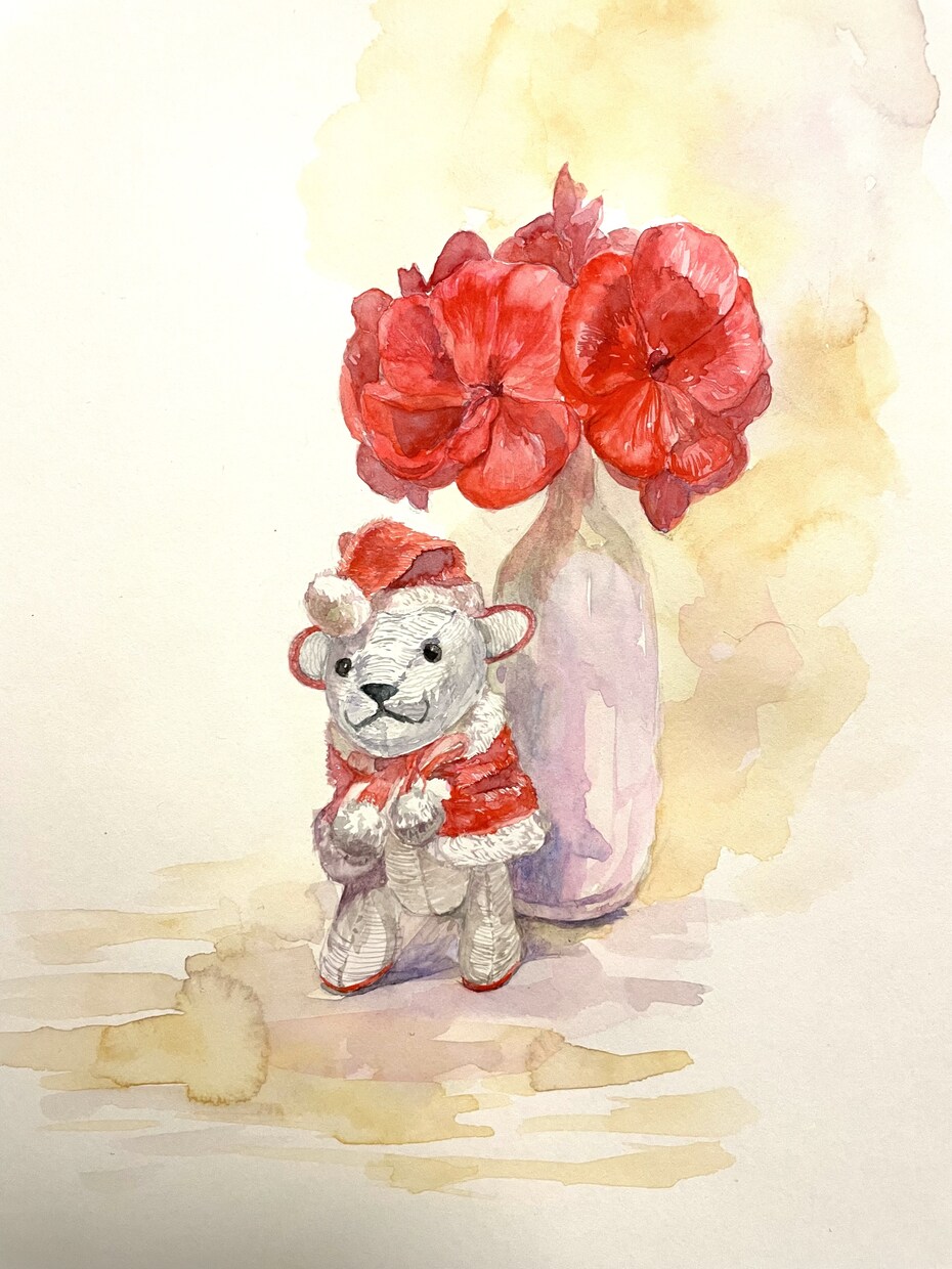水彩画を描きます 水彩画の動物を描きます。額装をしてお渡しします。 イメージ6