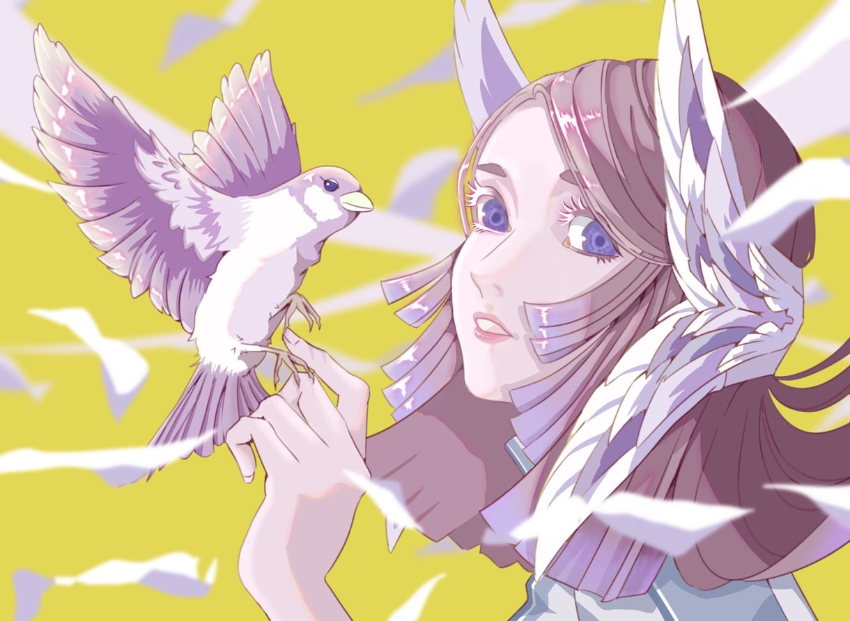 構図がシンプルで色鮮やかなイラストをお描きします SNS、動画、アイコン、観賞用に! イメージ1