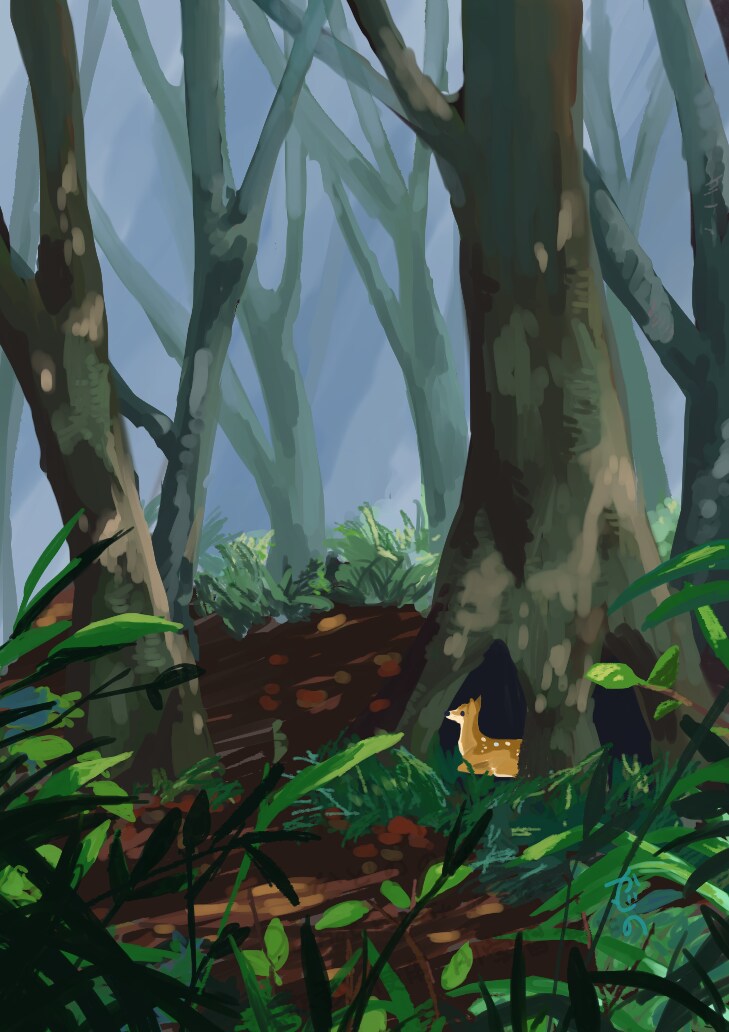 表紙やサムネイルに！絵本のような一枚絵を描きます 可愛くてぬくもりあるイラストでイメージを可視化できます イメージ3