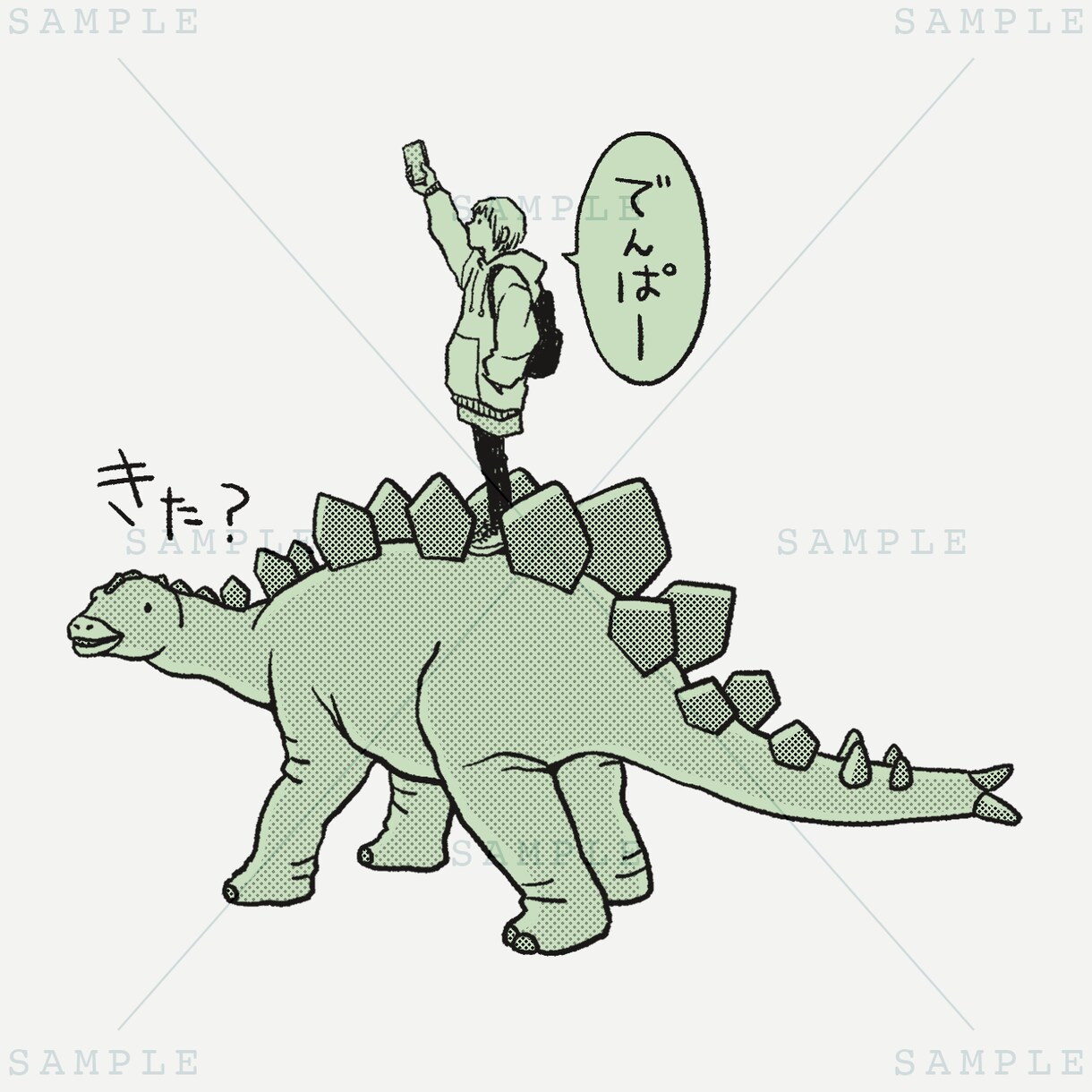 ユルくてちょっとクセになるイラストを描きます 挿絵やアイコン等用途多数！お気軽にご相談ください＾＾ イメージ5