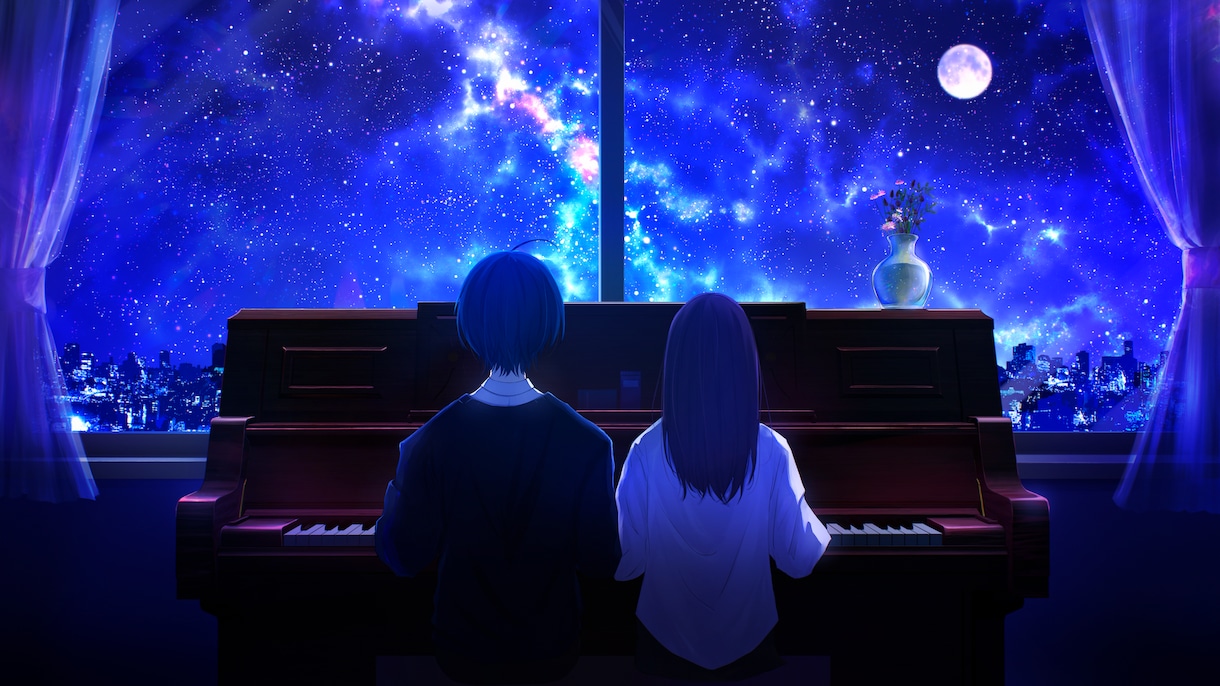 星空、青空などが中心の綺麗な背景イラストを描きます 空のイラストが得意です！MV等動画制作可能！ イメージ4