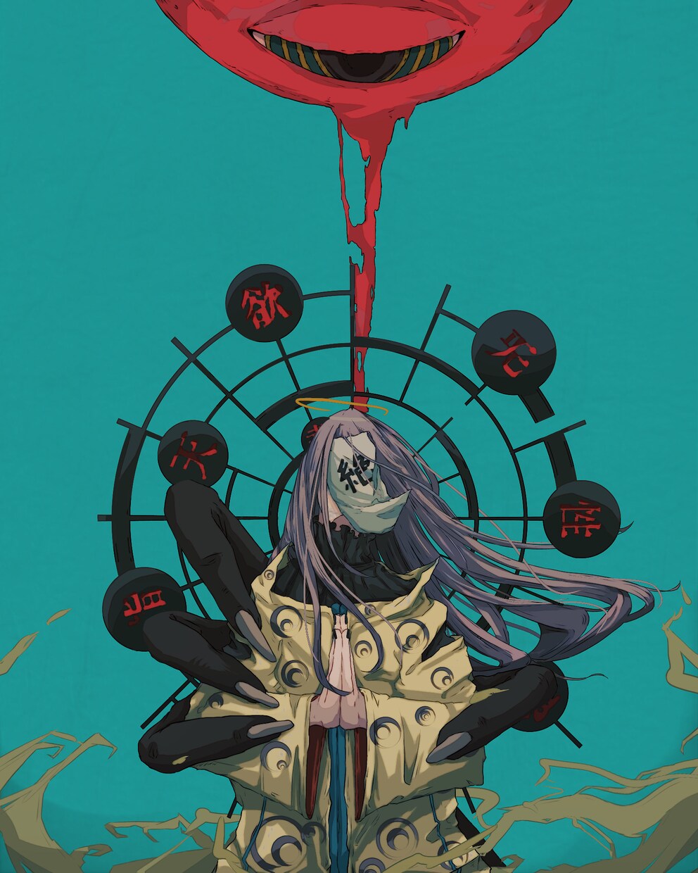 個性のあるイラストを描きます 少し闇のある可愛い絵を描かせてください イメージ7