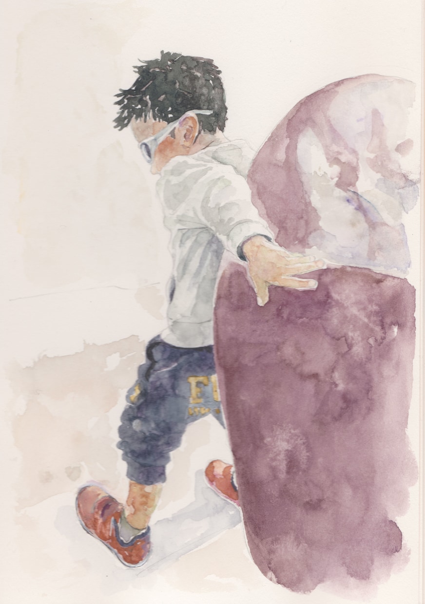 SNSのアイコン、プレゼントなど◎似顔絵を描きます 水彩で描く少しリアルな似顔絵❗️ポートレイトも❗️ イメージ2