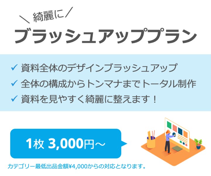 プレゼン資料を綺麗にブラッシュアップします 『おしゃれ・わかりやすい・見やすい・伝わりやすい』資料作成！ イメージ3