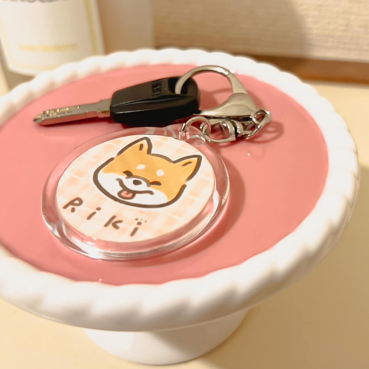 かわいい【うちのこオリジナルキーホルダー】作ります セミオーダーorフルオーダー！名入れできます♪プチギフトにも イメージ1