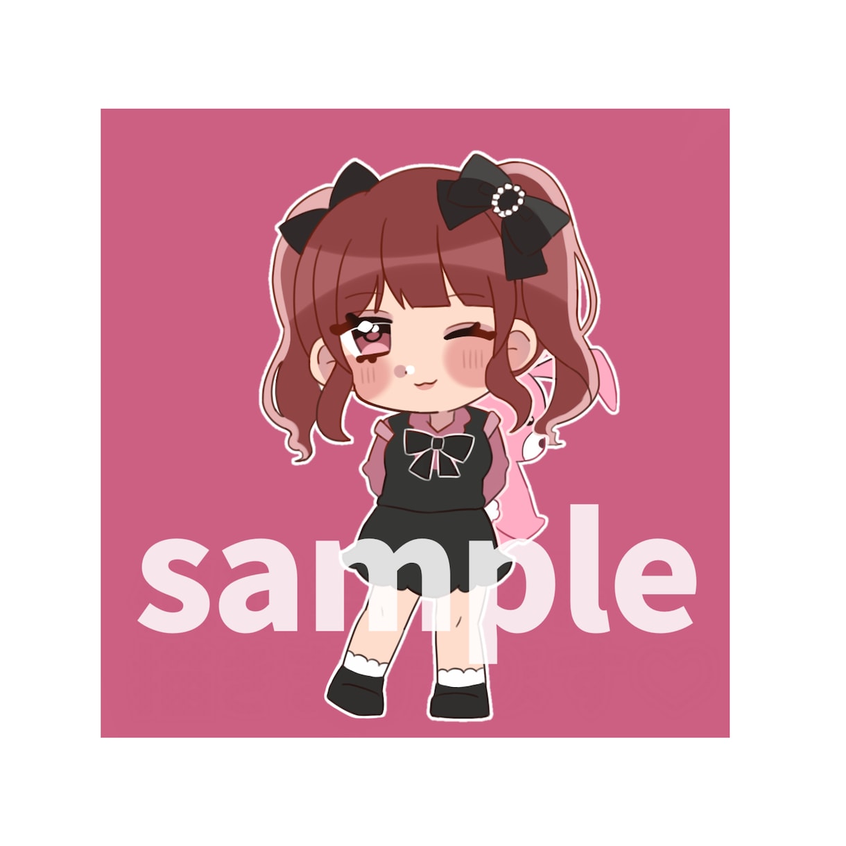 SNS等に！かわいいイラストお届けします アイコン、歌ってみた動画、グッズ、観賞用などに!! イメージ4