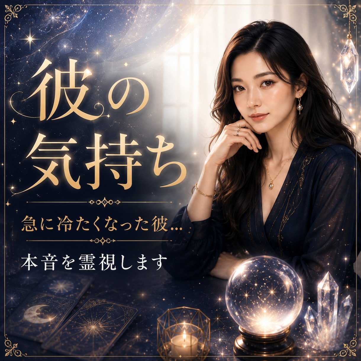 彼の気持ち｜今のあなたへのメッセージを視ます 既読スルー・音信不通・急に冷たくなった…彼の本音、視ます。 イメージ1