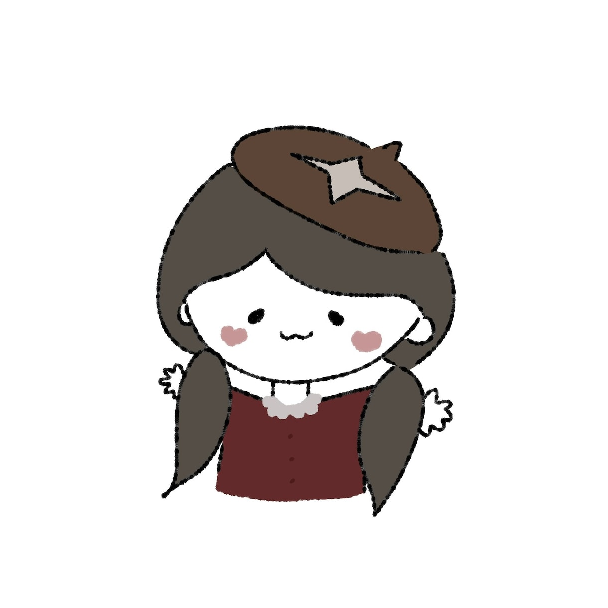 やわらかくてかわいいイラストを描きます SNS等のアイコンに是非いかがですか？ イメージ1