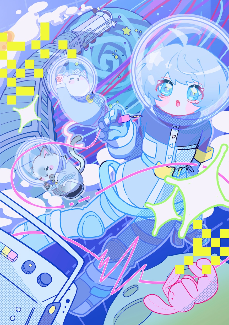 仄暗くてかわいいイラスト描きます アイコン・サムネイル・MVイラスト、どんな雰囲気でも描きます イメージ9