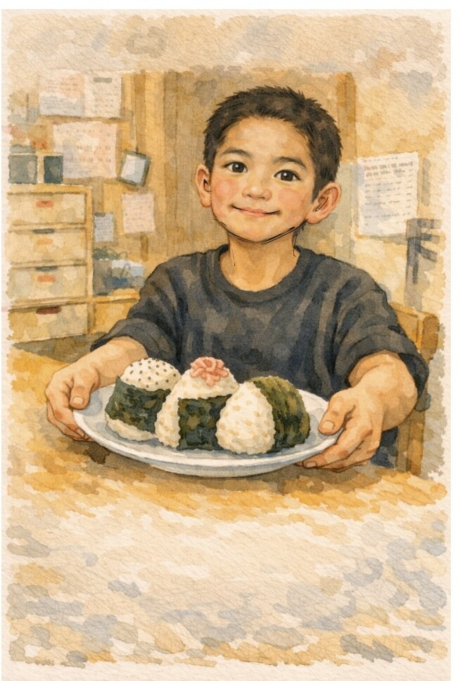 写真1枚から！絵日記風！水彩画風！似顔絵作ります 大切な思い出を絵日記の一場面のようにやさしく仕上げます イメージ1