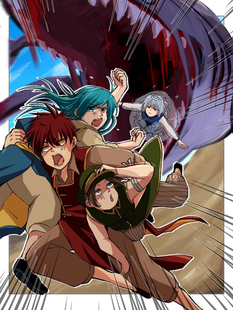 カッコいい感じのアニメスクショ風イラスト描きます 創作、小説などのイメージ作りに イメージ5