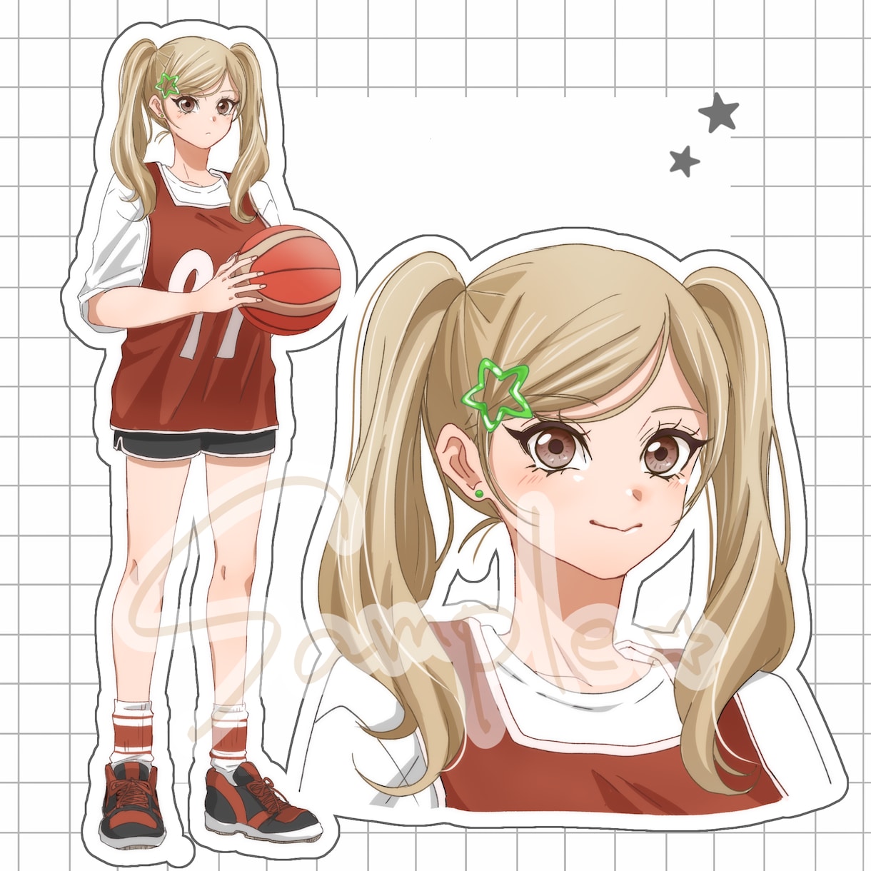 可愛い女の子の全身、立ち絵描きます 創作キャラ、SNS利用、夢女子さんのご利用にも◎ イメージ3
