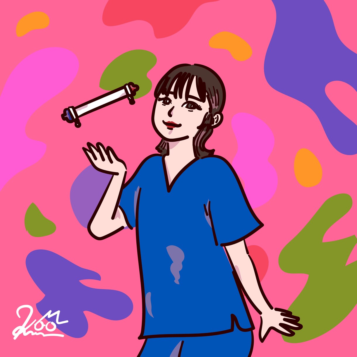 ポスタライズ風/イラスト作成します ▶︎カップル様、ご家族様、個人の方でも対応可！ イメージ1