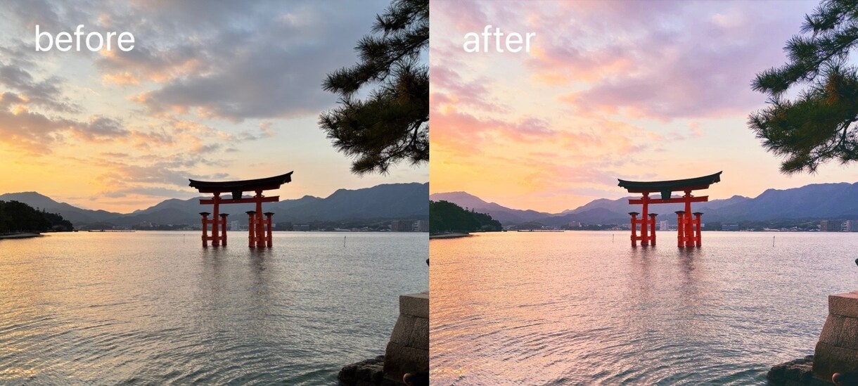 淡色・フィルム風♡おしゃれな写真加工します 思い出の写真を理想の雰囲気に仕上げます(*´˘`*)♡ イメージ3