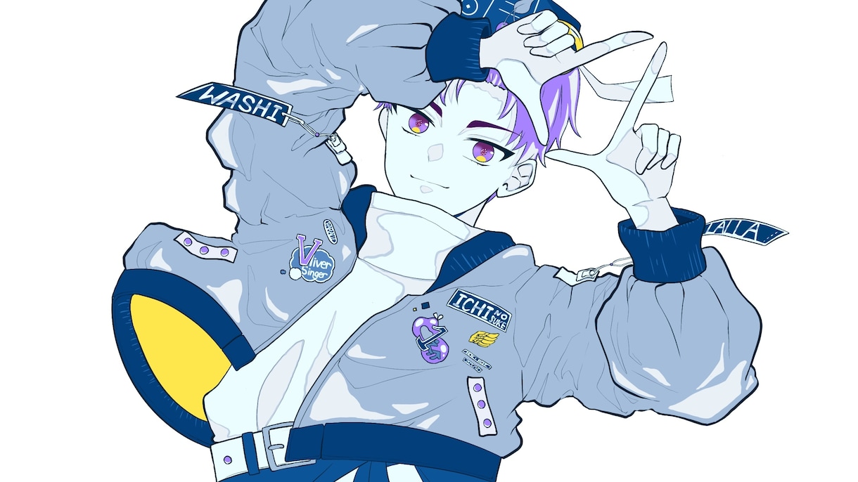 歌ってみた動画用イラストお描きします 歌ってみた動画にイラストで華を添えませんか？ イメージ1