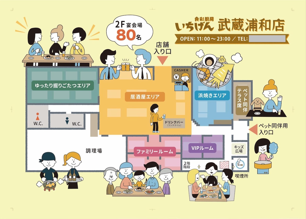 地域活性化｜観光・自治体向けイラストマップ作ります 企業から個人まで！納得のいく品質を イメージ5
