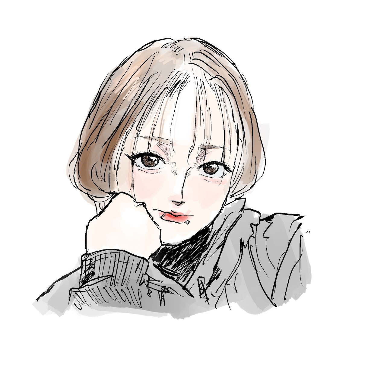リアル～アニメ調まで似顔絵描きます ご希望の絵柄で対応！写真を元に魅力的な似顔絵をお届けします イメージ7