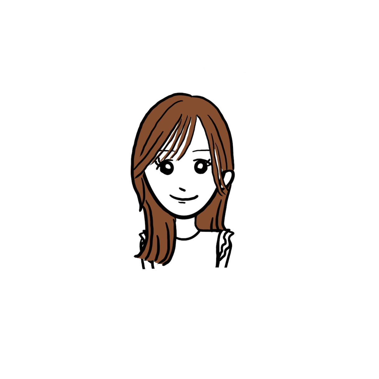 SNSアイコン／名刺に★ポップな似顔絵を描きます シンプル可愛い似顔絵◎SNSアイコン/プレゼント/名刺にも★ イメージ9