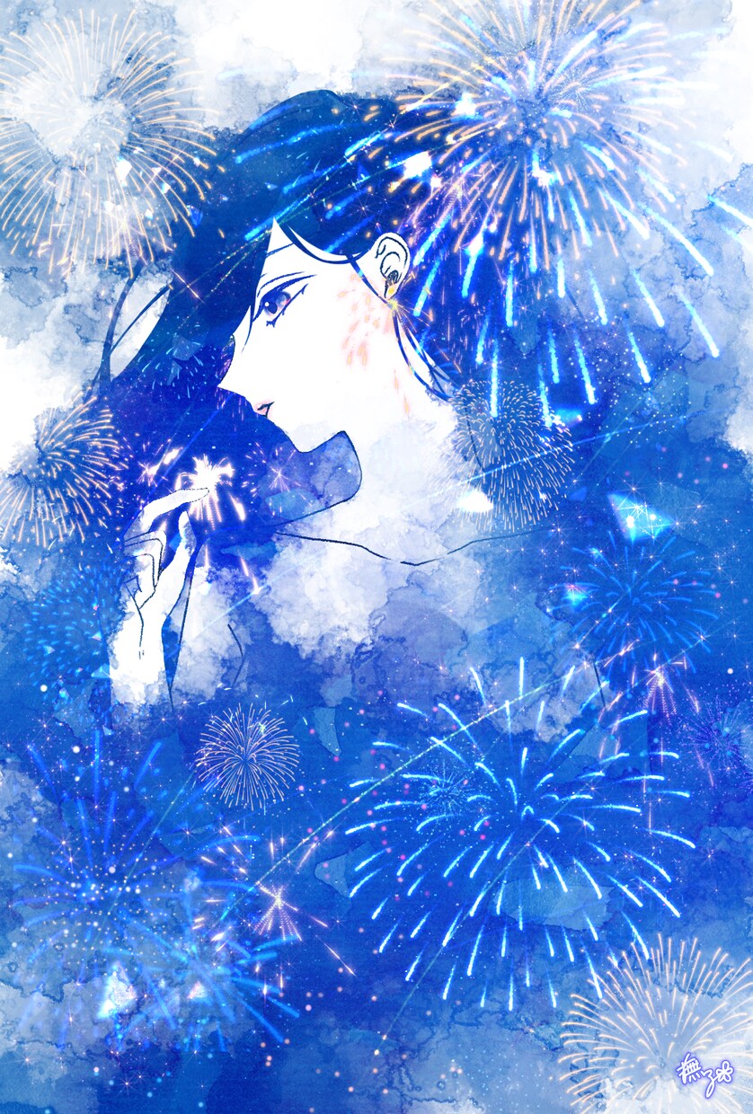 透明感抜群な儚げイラスト描きます 配信用サムネイルやSNSアイコンTRPG立ち絵MVイラスト等 イメージ4