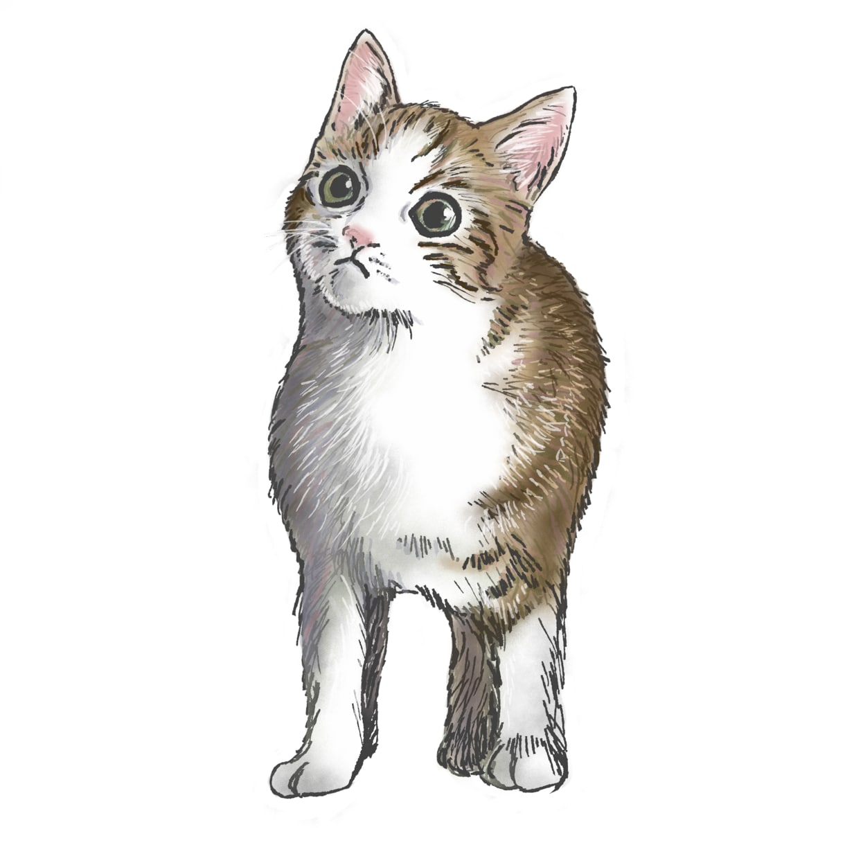 データでお届け／ペットの似顔絵作成します オリジナルグッズやアイコンにご利用ください イメージ3