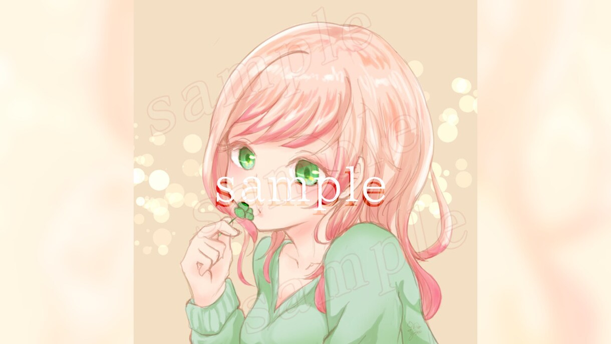 好きなキャラで！やわらかい雰囲気のアイコン描きます 現役絵描きの得意分野！デジタルすぎないパステルカラーイラスト イメージ1